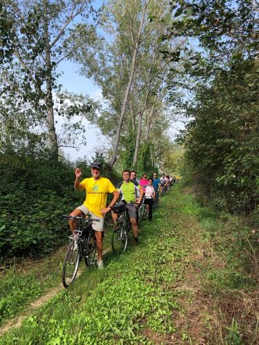 Successo per la biciclettata nel parco del Po e del Morbasco
