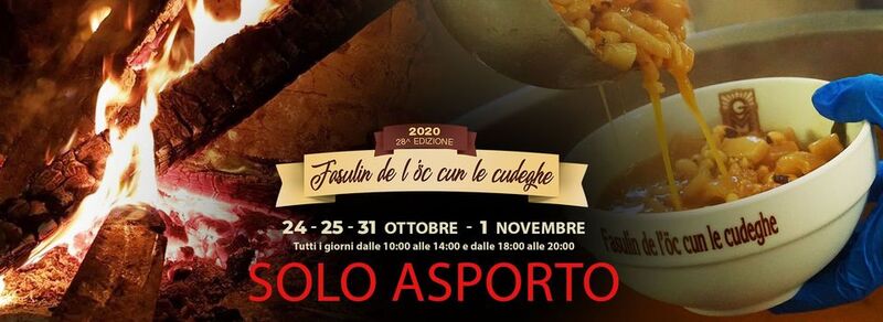 Fasulin 2020: doppio weekend confermato ma in versione asporto