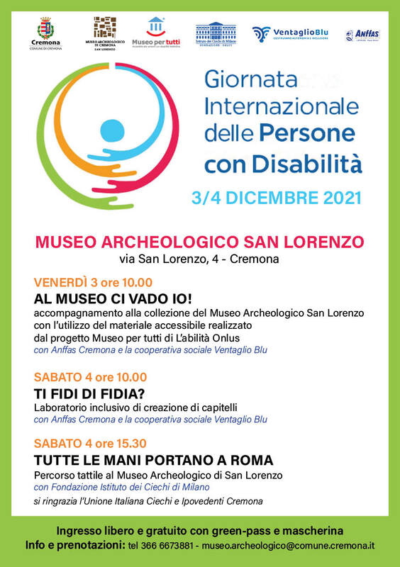 Giornata internazionale delle persone con disabilità: venerdì e sabato visite guidate al museo San Lorenzo
