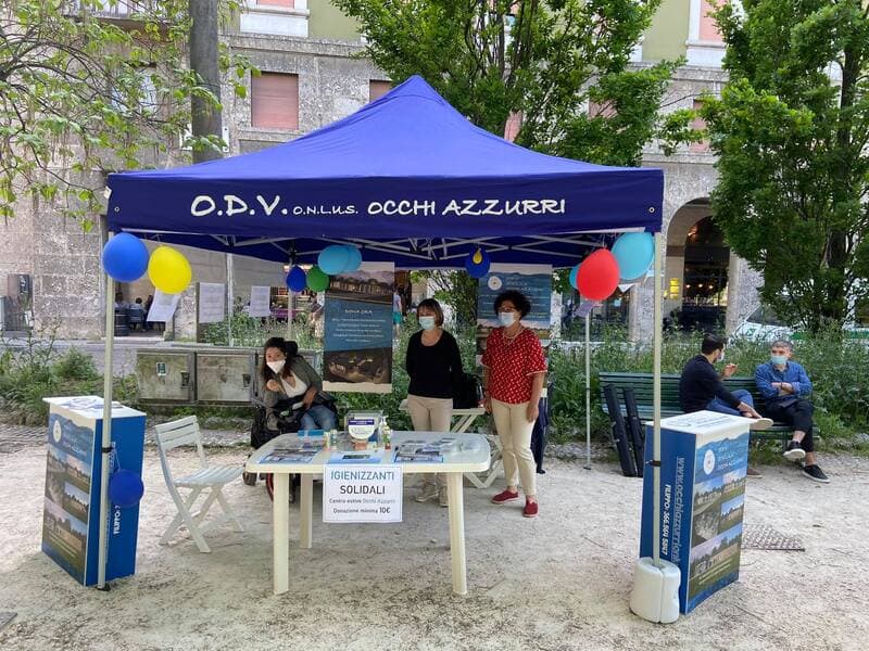 Weekend in mezzo alla cittadinanza per Occhi Azzurri Onlus (e i progetti vanno avanti)