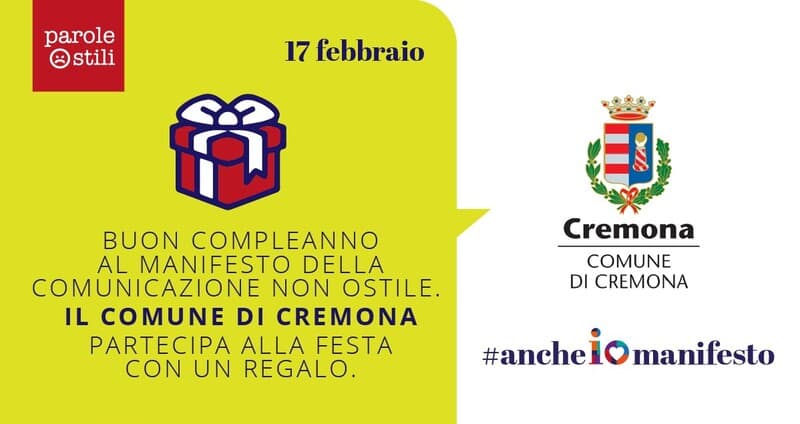 Celebrato il compleanno del manifesto della comunicazione non ostile