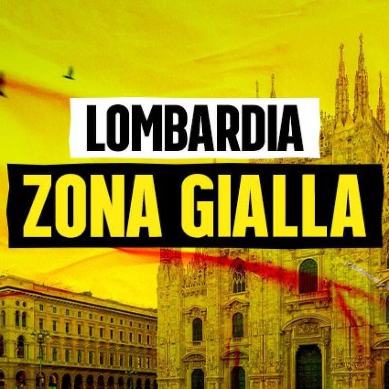 Ufficiale: la Lombardia resta zona gialla