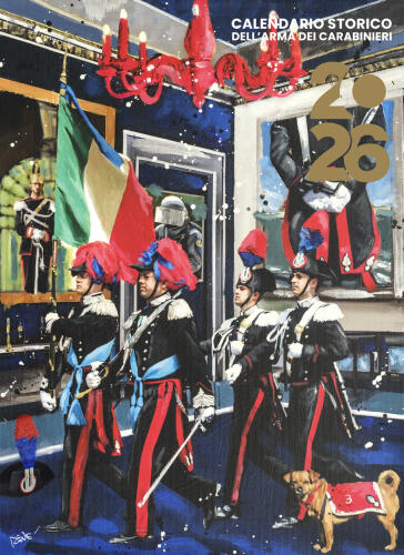 Presentato il calendario storico dell'arma dei Carabinieri 2026