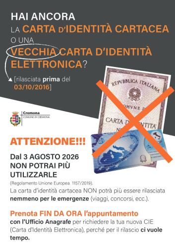 Dismissione cartà d'identità cartacea e vecchie carte d'identità elettroniche, dal 3 agosto non varranno più: cosa fare