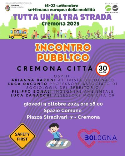 Settimana europea della mobilità, ultimi due appuntamenti il 9 e il 16 ottobre