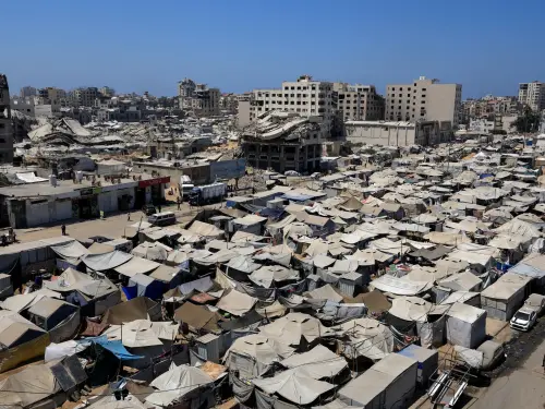 L'annuncio di Virgilio:"Il Comune di Cremona apre un conto corrente, raccogliamo donazioni per sostenere la croce rossa nell'aiuto alla popolazione di Gaza"