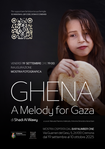 Dal 19 settembre al "Number One" mostra di Shadi Al Wavy, artista di Gaza:"Ghena, a melody for Gaza"