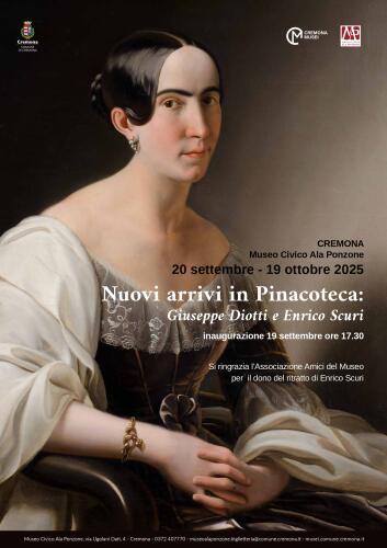 Nuovi arrivi in Pinacoteca: Giuseppe Diotti ed Enrico Scuri