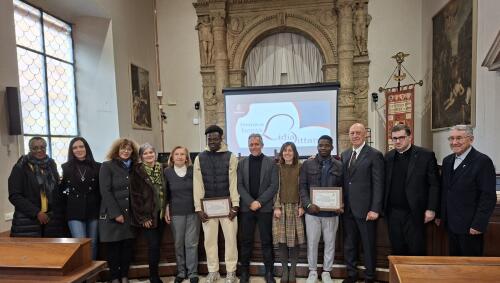 Premio bontà Lidia Bittanti: Daouda ed Emmanuel premiati per avere compiuto buone azioni