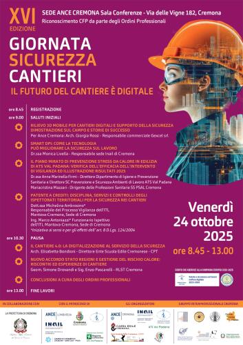 Giornata della sicurezza nei cantieri all'Ance: evento formativo gratuito