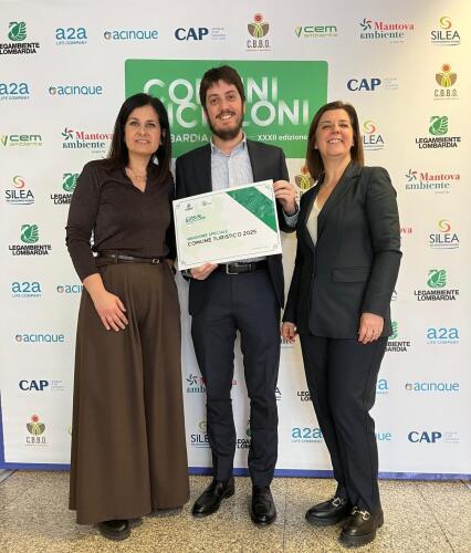 Cremona premiata da Legambiente come Comune Turistico Riciclone