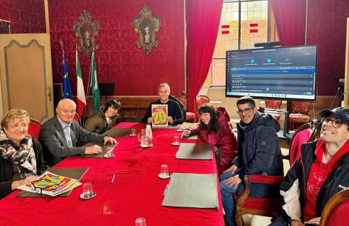 Agropolis incontra il sindaco Virgilio in occasione del Natale