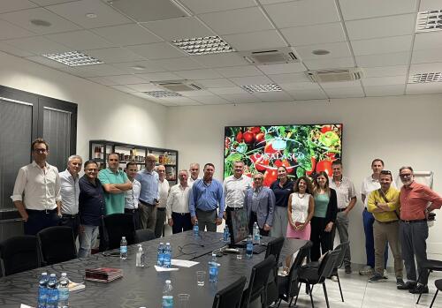 Coldiretti Cremona, visita al consorzio casalasco del pomodoro