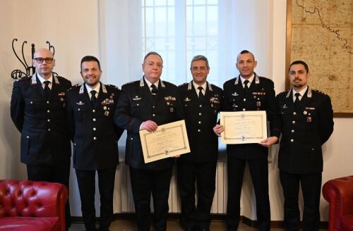 Medaglia Mauriziana ai tenenti colonnelli Placidi e Girardi del comando provinciale carabinieri di Cremona