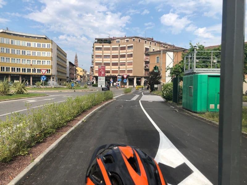 Conclusi i lavori di messa in sicurezza della pista ciclabile di piazza Cadorna