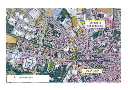 Sottopasso di via Bergamo, modifiche alla viabilità in via Sesto