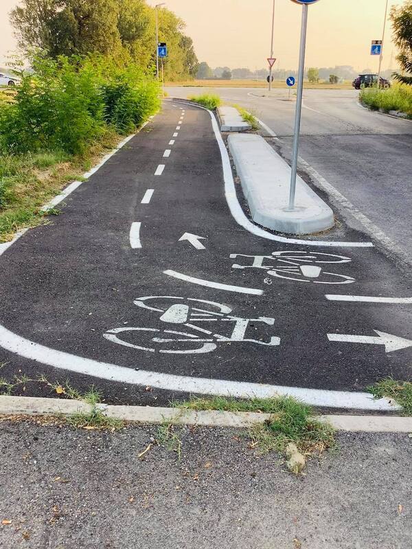 Galimberti e Pasquali visitano la ciclabile in via Sesto e ribadiscono i progetti di estensione delle ciclabili