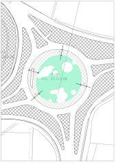 Il comune ha deciso di sperimentare un prato spontaneo nell'area centrale della rotatoria di via Mantova