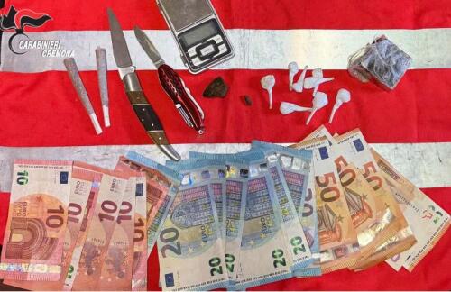 Servizio di vigilanza speciale sul territorio dei carabinieri: arrestato giovane a Soresina accusato di spaccio