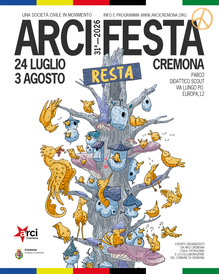 Dal 24 luglio al 3 agosto al parco didattico Scout 31ema edizione di Arci Festa a Cremona