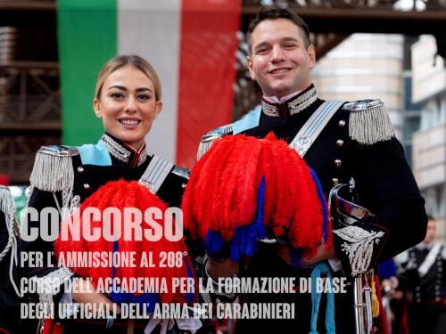 Concorso per il reclutamento di 65 allievi ufficiali dell'arma dei carabinieri