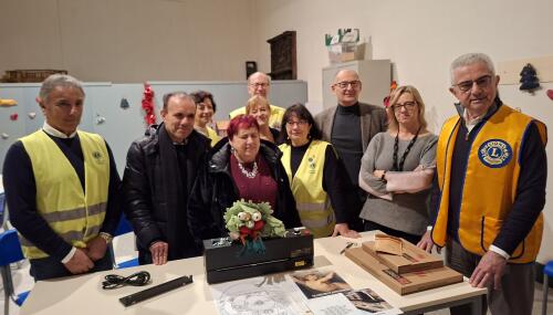 Donato dal Lions Club Torrazzo Cremona un fornetto per la stampa di schede tattili 3D a CremonaMusei