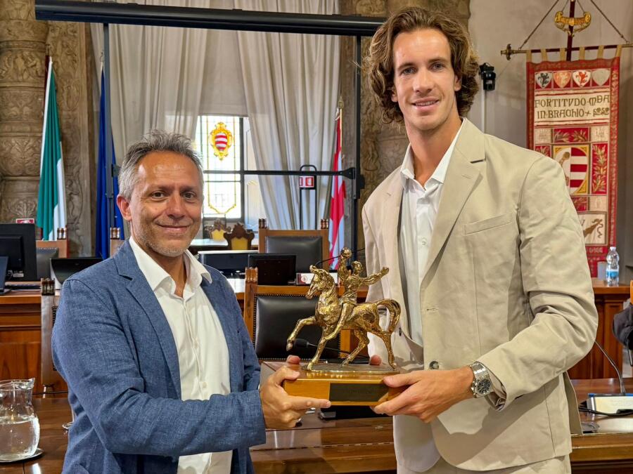 Conferito a Giacomo Gentili il premio "L'atleta cremonese nel mondo"