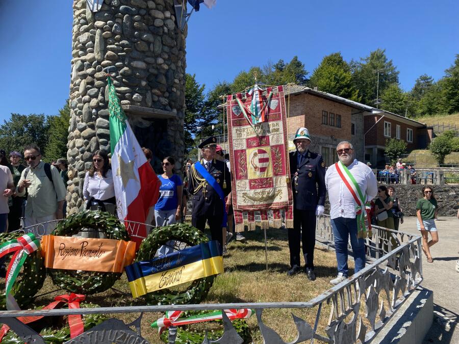 Commemorato l'eccidio del colle del Lys, il comune di Cremona presente per celebrare il valore dei partigiani