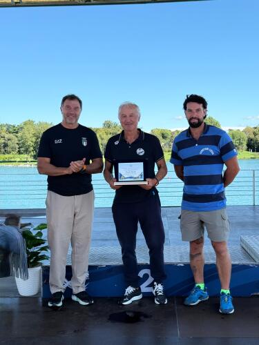 Il prestigioso premio "Giovanni Lozza" a Danio Merli, storico allenatore della Canottieri Baldesio