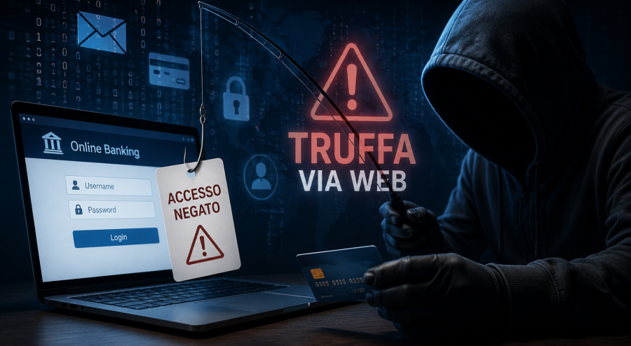 Truffa via web a San Giovanni in Croce, due uomini denunciati