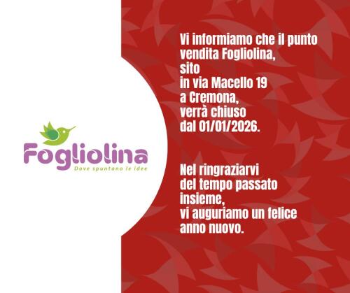 Chiude il punto vendita di Fogliolina in via del Macello
